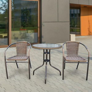TLH-037AR3/060RR-D60 Cappuccino 2Pcs Комплект мебели Асоль-1A TLH-037AR3/060RR-D60 Cappuccino (2+1) Afina