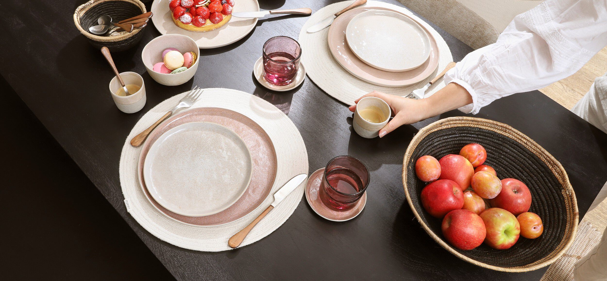 Набор столовых приборов из нержавеющей стали и акации POMAX RÉMY ARCH-00151352 - Вид №5