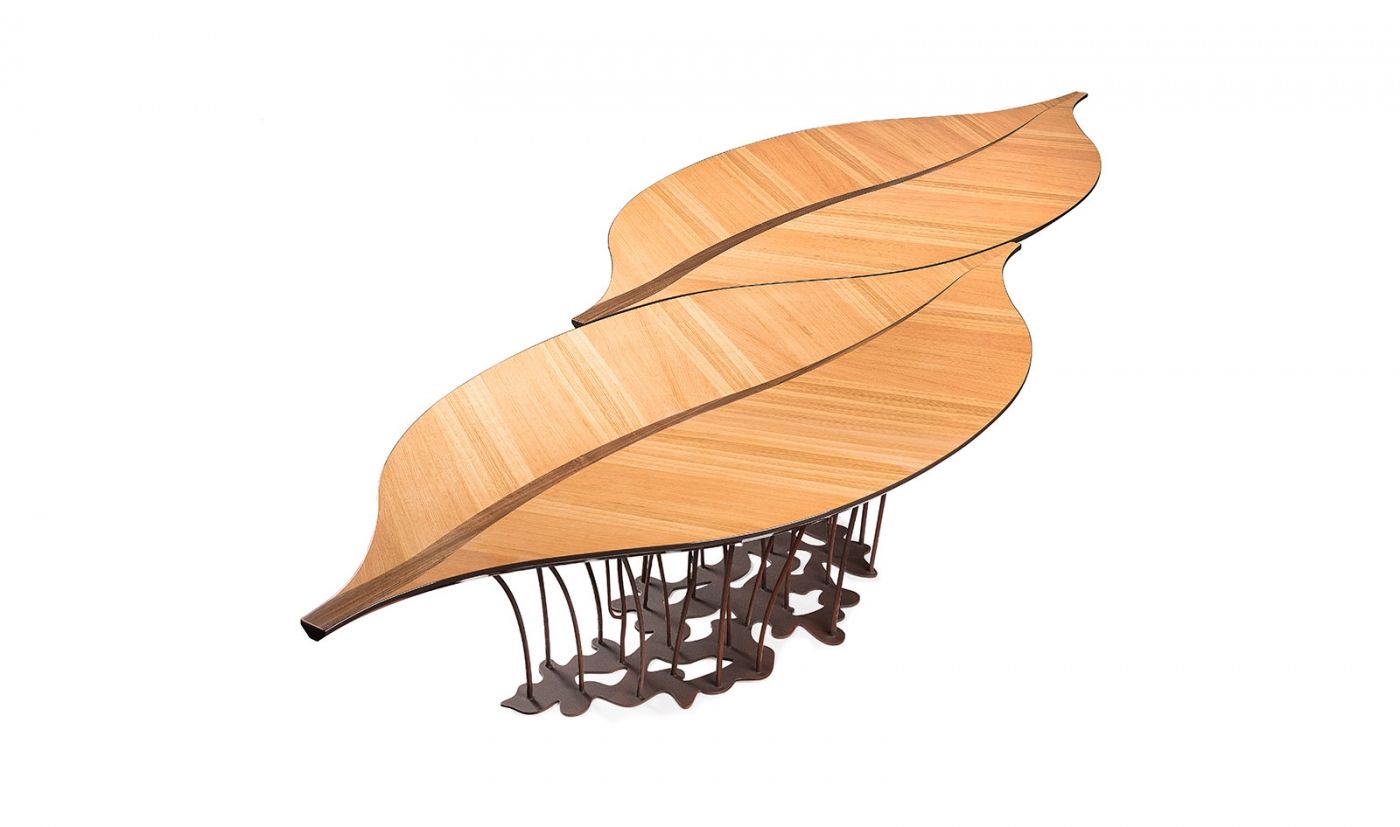 Деревянный стол для гостиной Vgnewtrend лист Феникса ARCH-00133963 - Вид №1