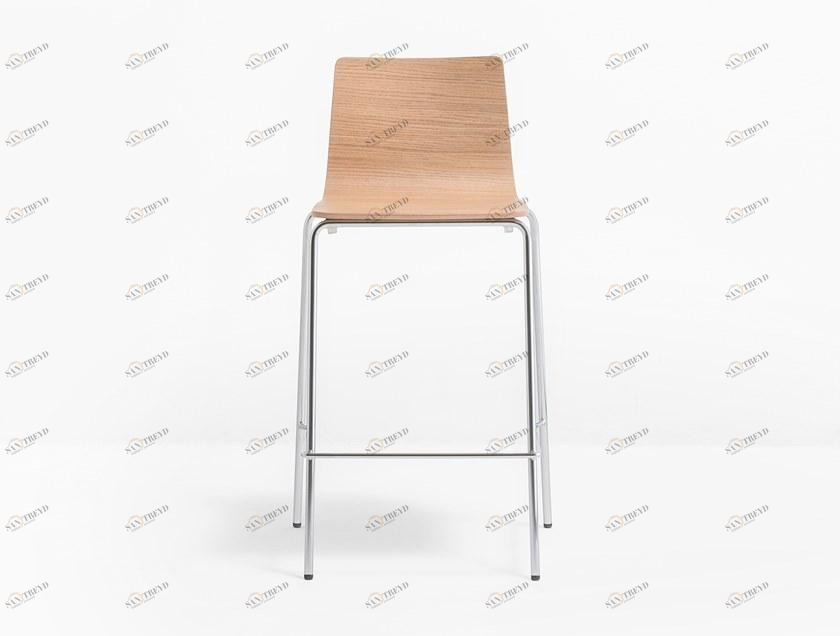 Pedrali Табурет деревянный с подставкой для ног Inga 5616