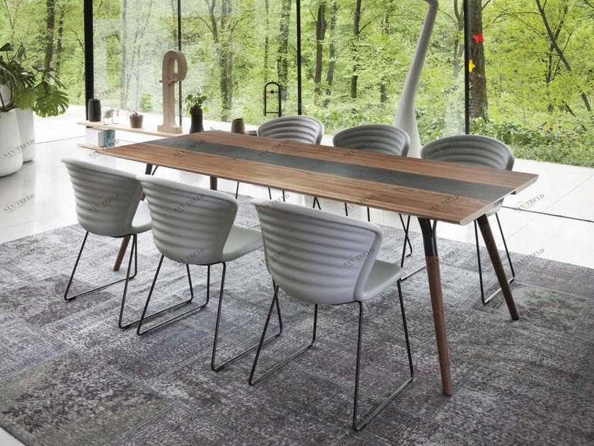 Tonon Прямоугольный деревянный стол Salt & pepper 828.05