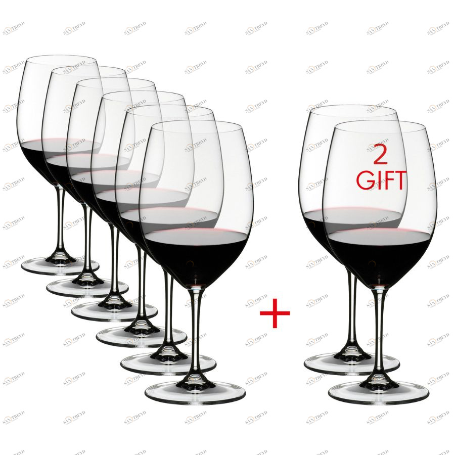 Набор фужеров Vinum Bordeaux, 610 мл, 8 шт., бессвинцовый хрусталь Riedel 74160