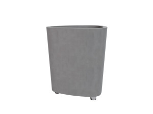 Высокая бетонная плантатор