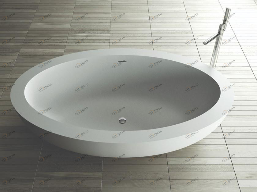 MOMA Design Отдельностоящая овальная ванна с твердой поверхностью  Elo 