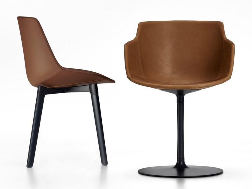 MDF Italia Мягкое кожаное кресло Flow sun-id-1351046 - Вид №1