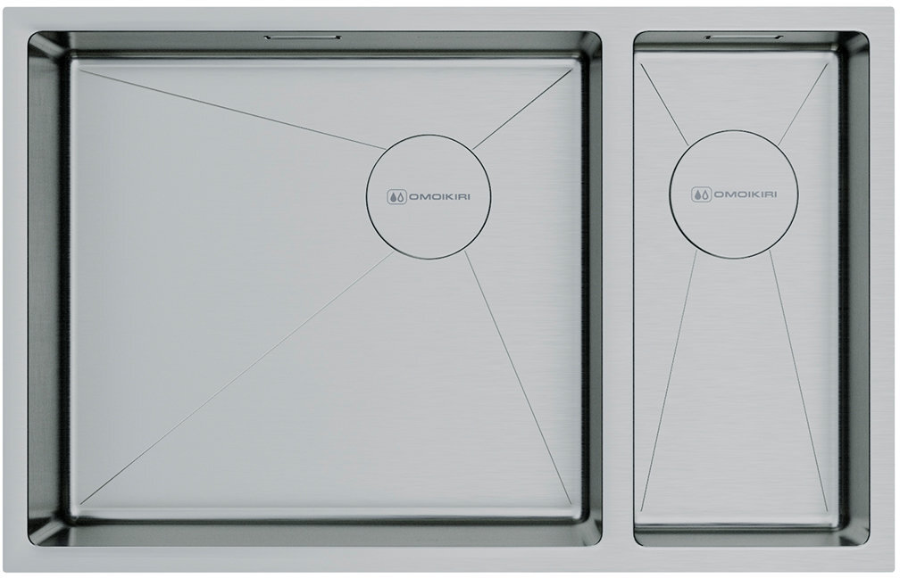 Кухонная мойка Taki 69-2-U/IF Side IN-L OMOIKIRI