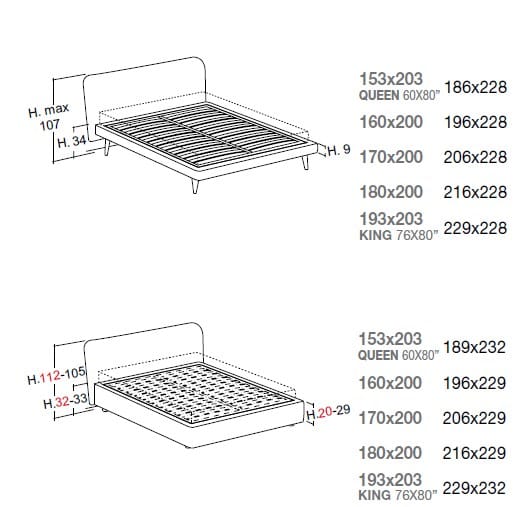 Мягкая кровать Bolzan Karol ARCH-00111169 - Вид №8