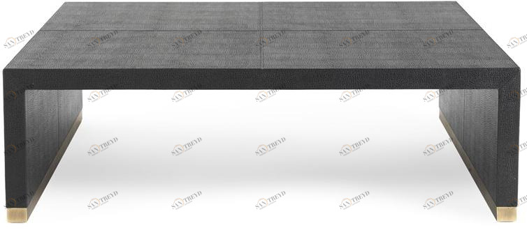 Gianfranco Ferré Home Прямоугольный журнальный столик из кожи Kay sun-id-1420551