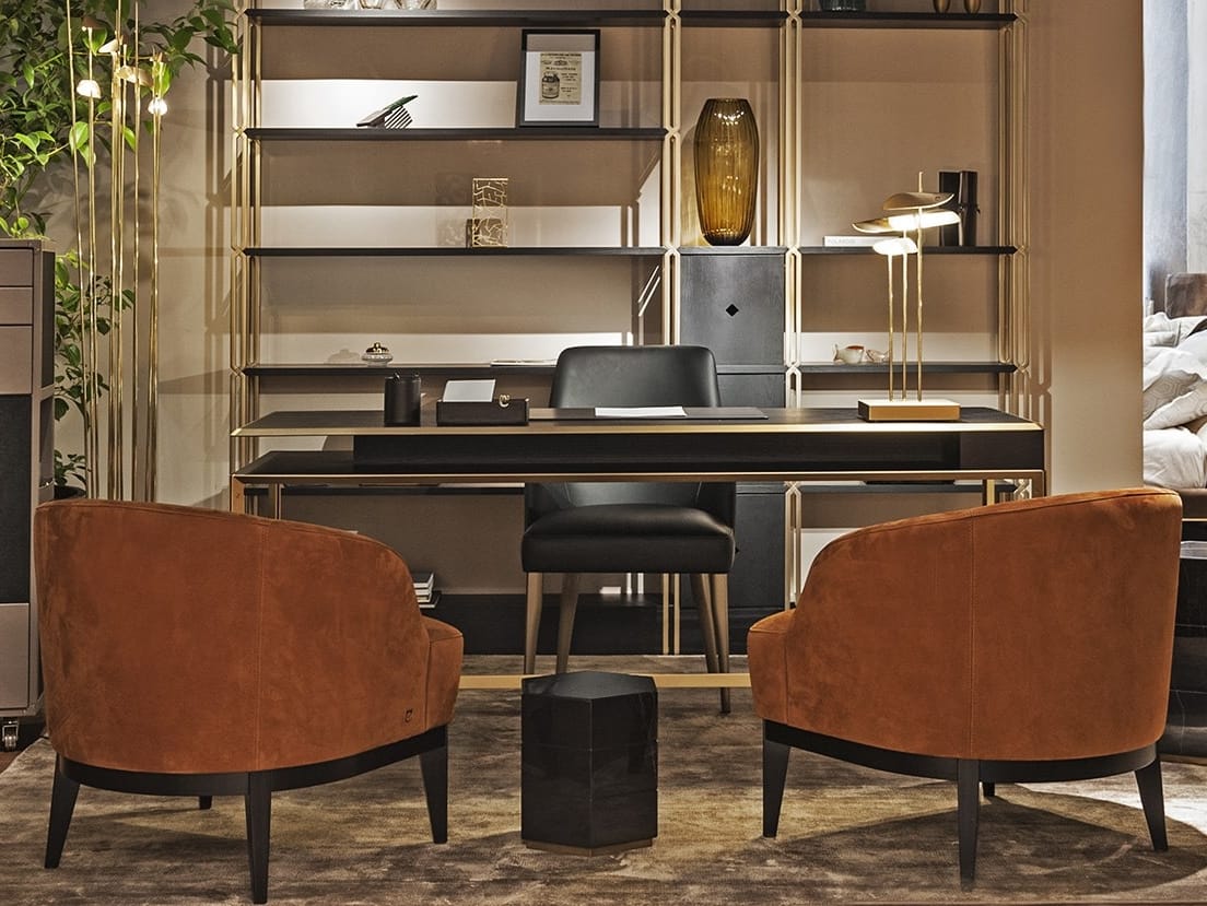 Кресло из нубука с подлокотниками Paolo Castelli Вдохновение ARCH-00085029 - Вид №8