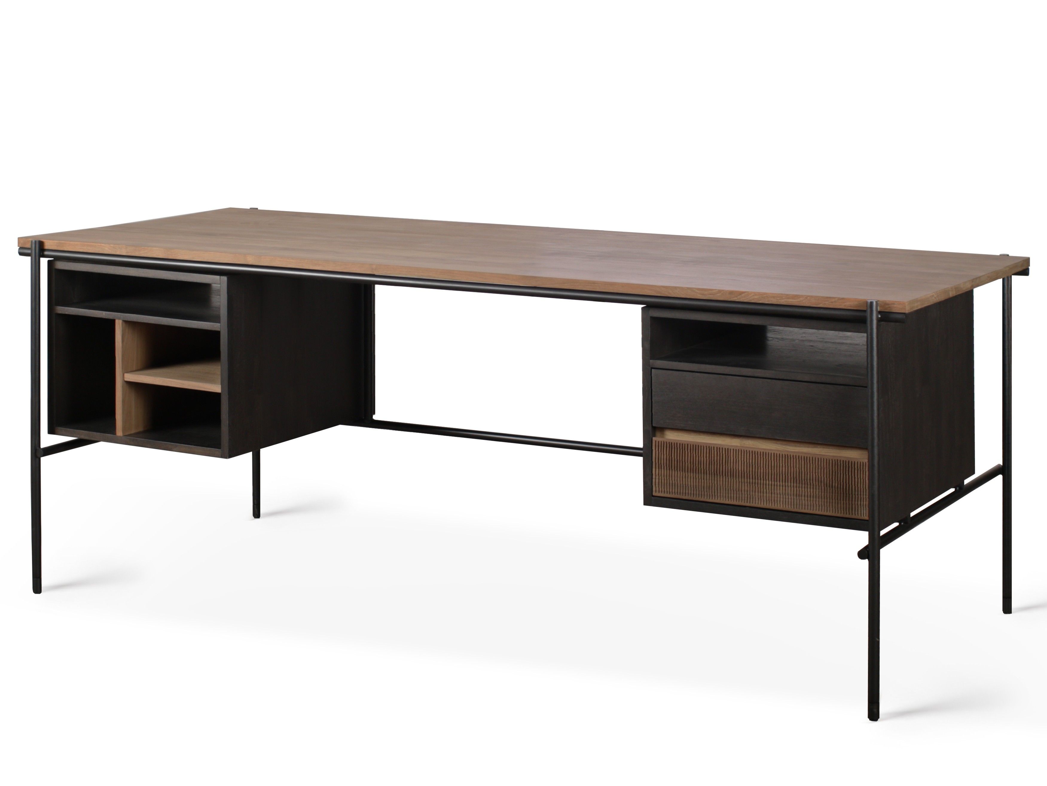 Прямоугольный стол из дуба с ящиками Ethnicraft Оскар ARCH-00033264 - Вид №1