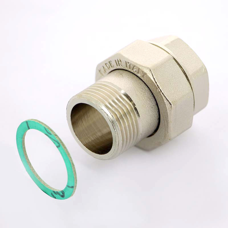 Разъемное соединение НВ с прокладкой O-ring никелированное TIEMME 1"1/2 1500251