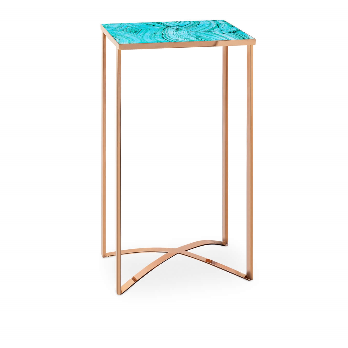 710056,85 ABHIKA SUPP MALACHI H80 30X40 TURQUOISE 710056.85