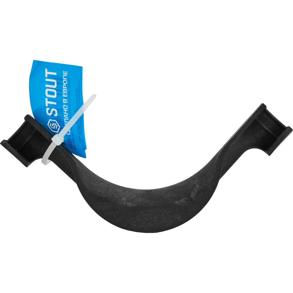 Фиксатор поворота STOUT для труб 20 мм - угловой кронштейн ПВХ 83671386 STLM-0043282 - Вид №1