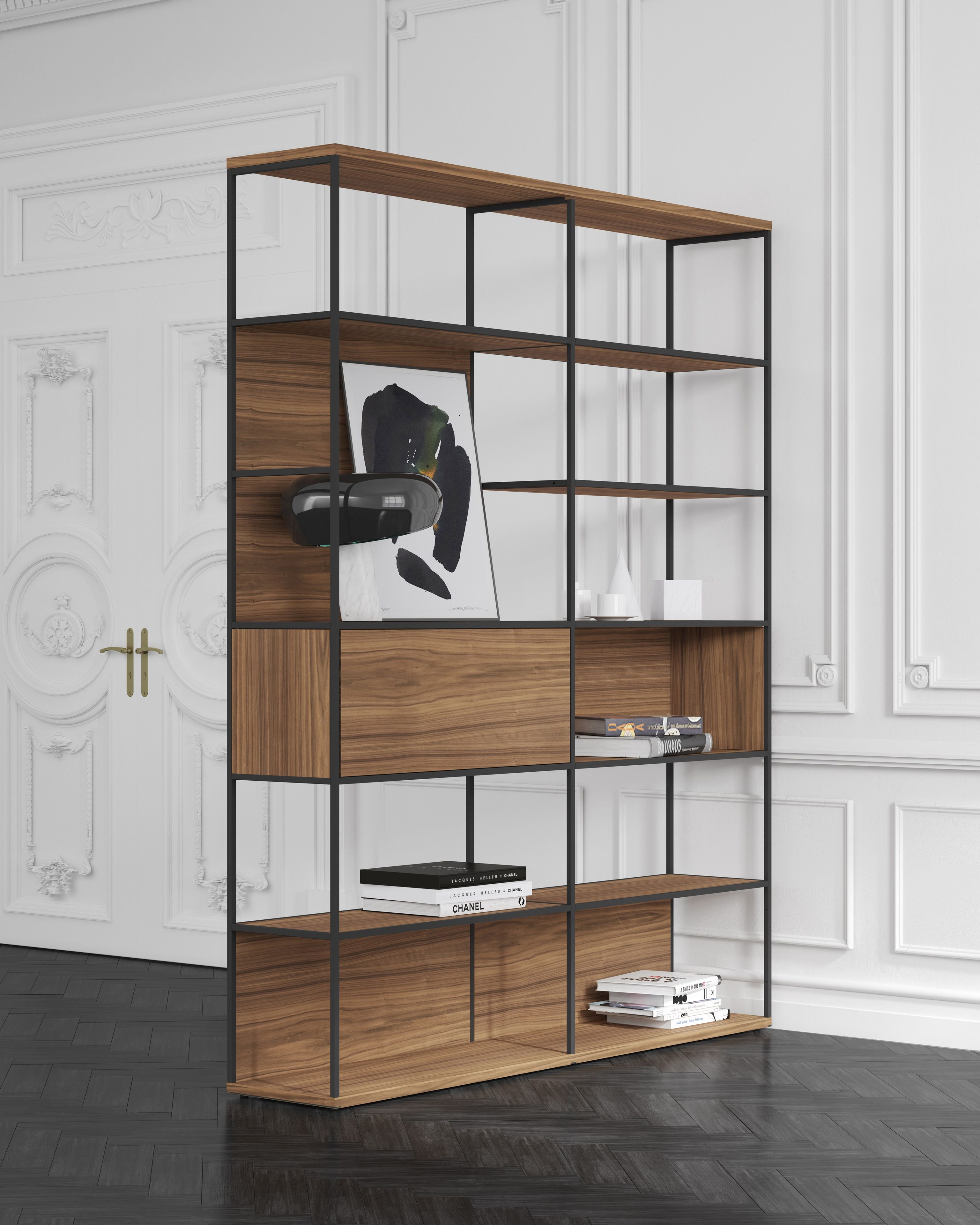 Деревянный отдельно стоящий книжный шкаф Punt Literatura ARCH-00037566 - Вид №6