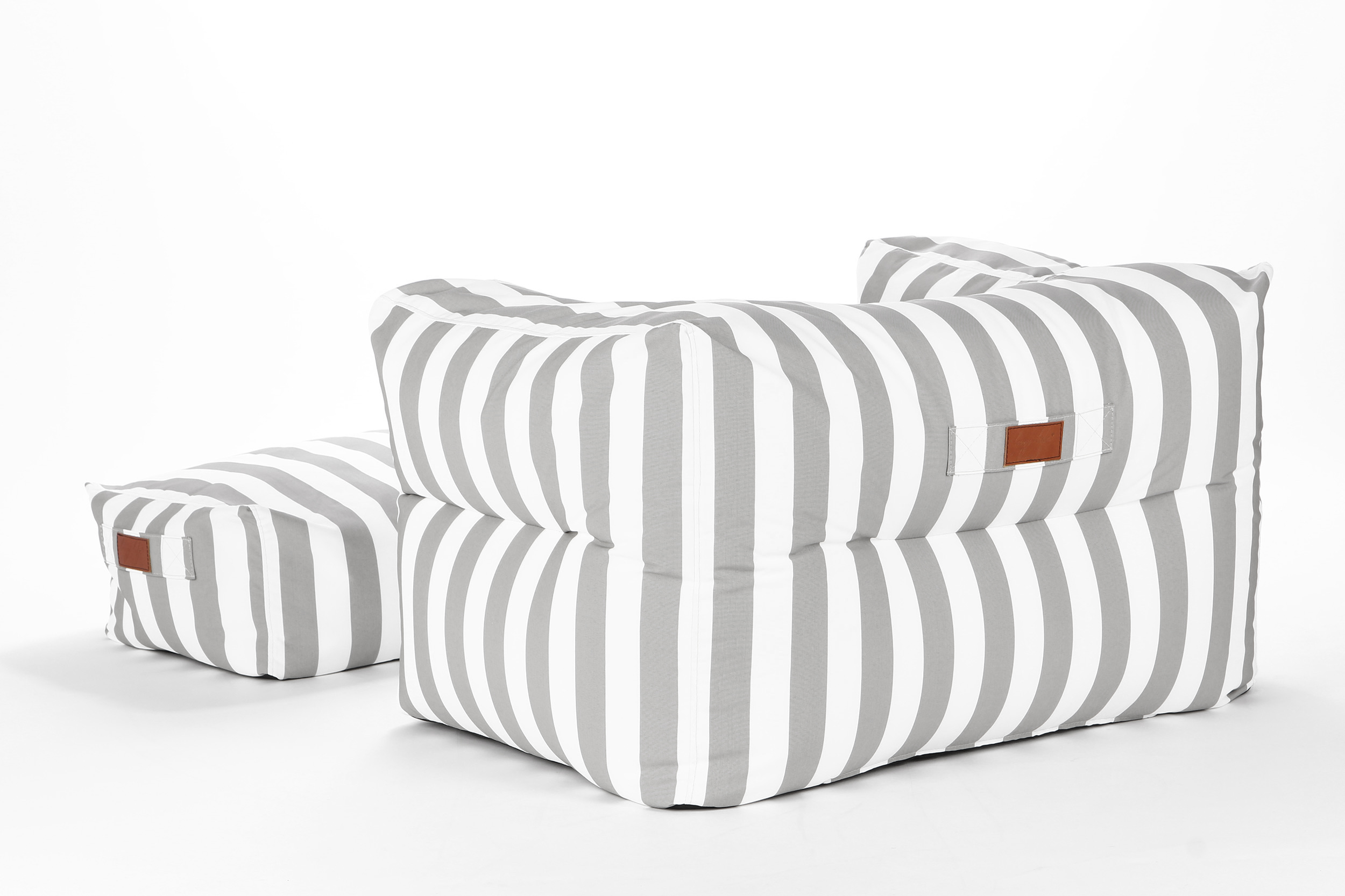 2000983113542 Кресло бескаркасное с пуфом Odeon LAZY LIFE PARIS  - Вид №3