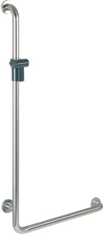 805.33.220L Угловая ручка с держателем для душа, левостороннее исполнение HEWI Greifen 