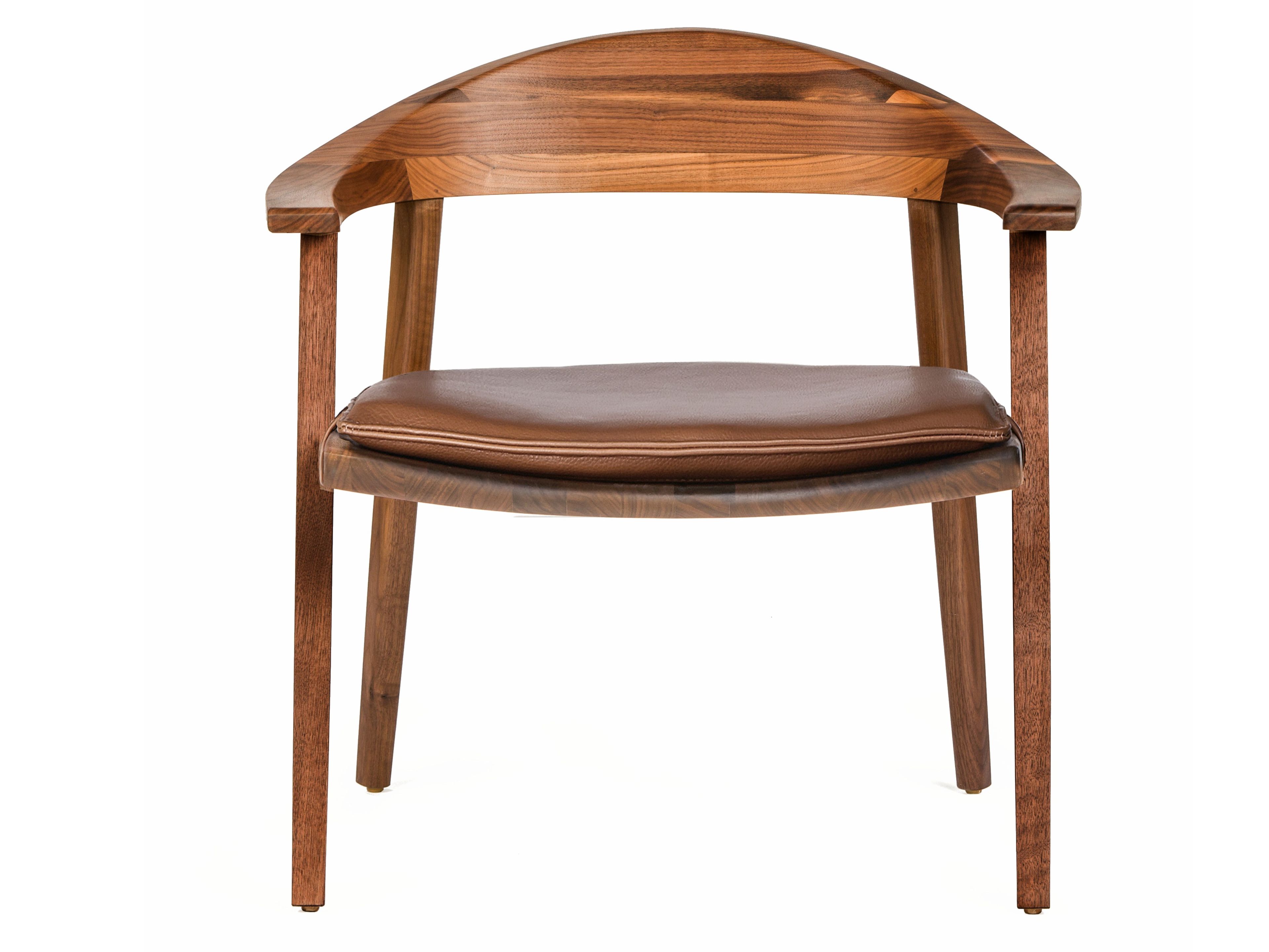 Стул из массива дерева с подлокотниками BassamFellows ARCH-00038281 - Вид №3