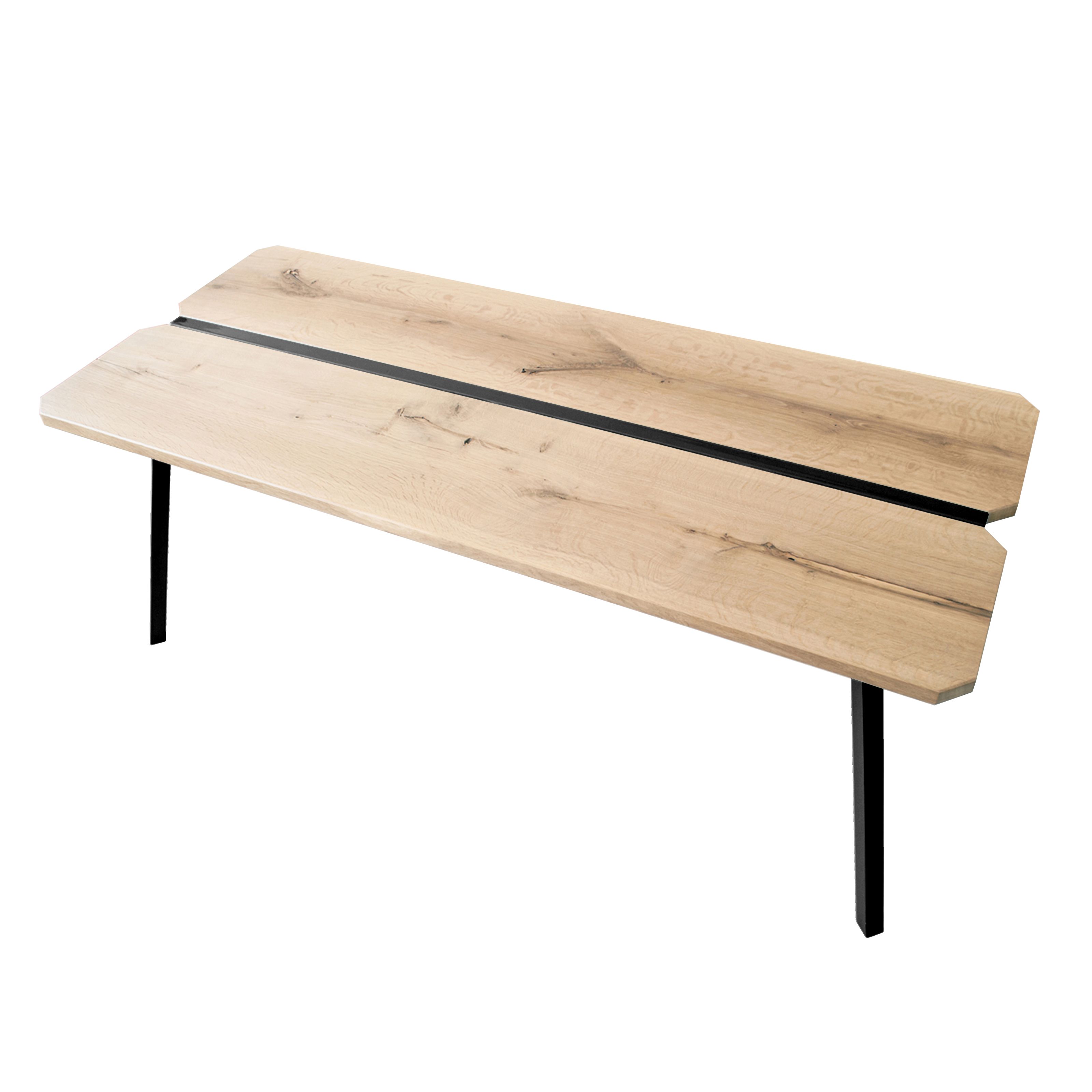 Прямоугольный стол из стали и дерева Askia ARCH-00064581 - Вид №2