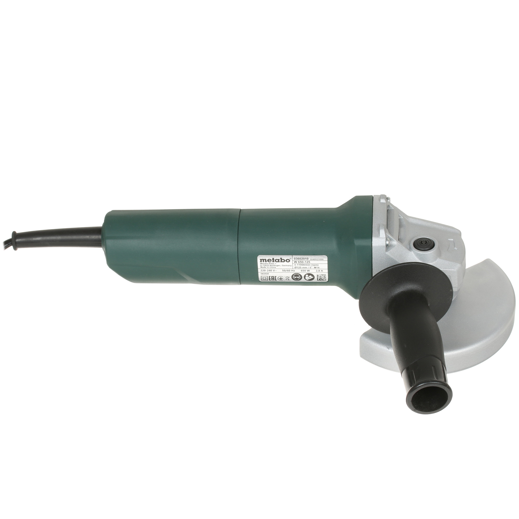 Углошлифовальная машина (УШМ) Metabo W 650-125 8180960 STDN-0109262 - Вид №3