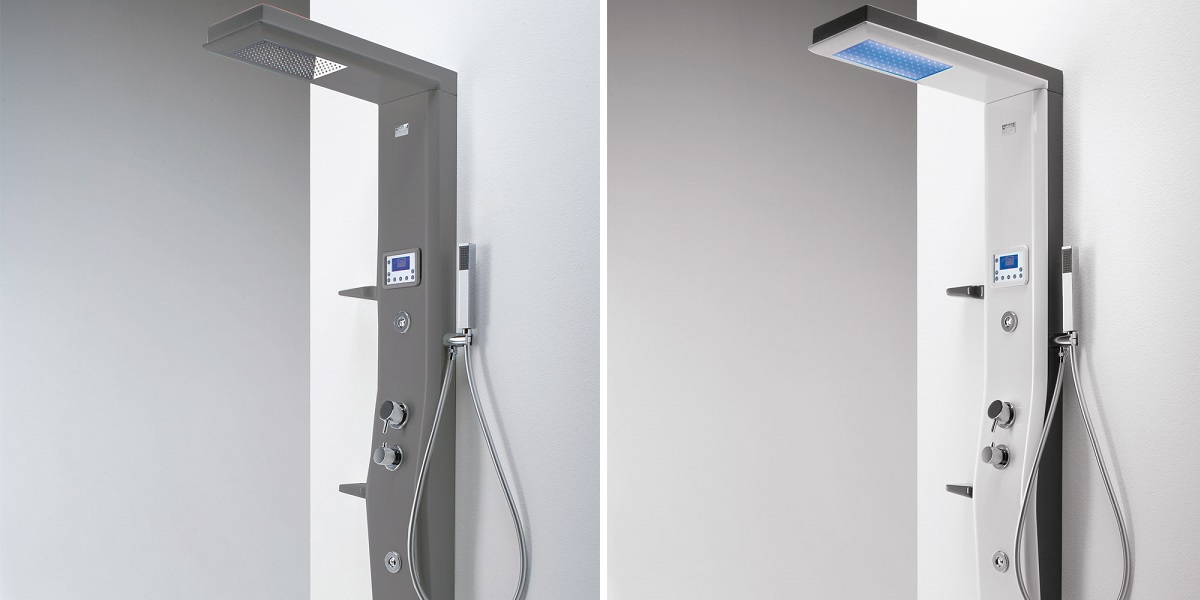 Душевая колонна Etoile Antracite 125 см базовая 4ETA3N0A Gruppo Geromin - Вид №1