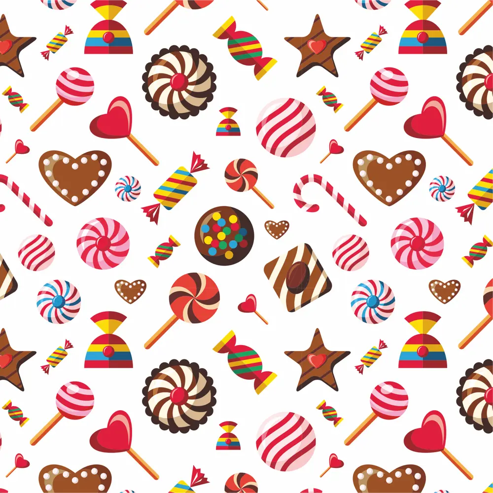 Бумага упаковочная «Конфеты» 50х70/2 листа Симфония STLM-2106880