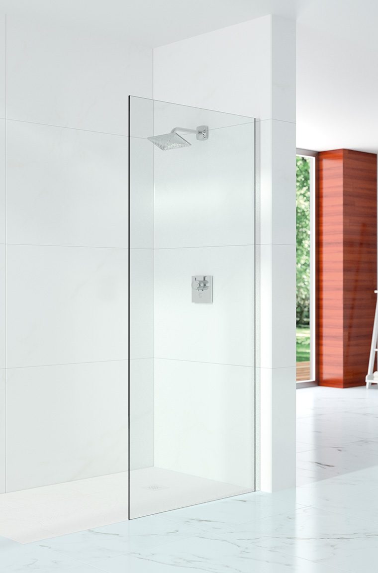 Душевая перегородка S10SW900 Merlyn 10 Series Хромированный - Вид №1