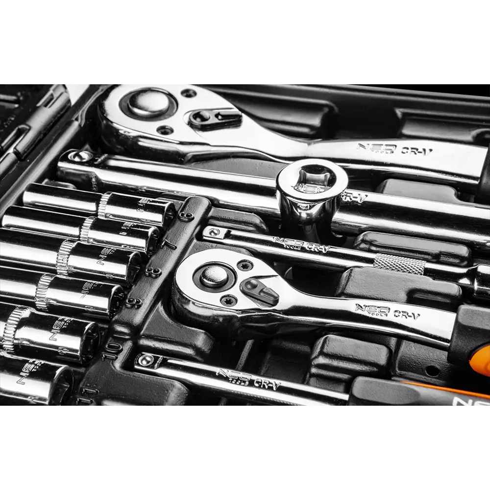 Набор торцевых головок Neo 111 предметов, 1/2”, 1/4” Neò STLM-2086967 - Вид №3