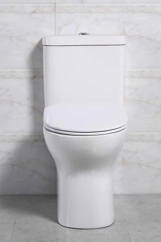 Унитаз-компакт безободковый BelBagno STEAM Компакт унитаз с бачком Белый BELBAGNO  Китай  - Вид №1