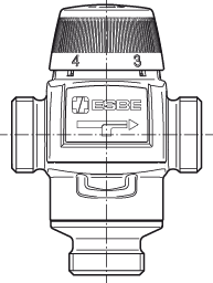 3170 24 00 VTA578Ротационные устройства » Esbe серии VTA370, VTA570  - Вид №1