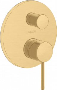 10418250 Смеситель для ванны, однорычажный, скрытого монтажа, со стержневой ручкой и встроенной защитной комбинацией согласно EN1717 AXOR STARCK