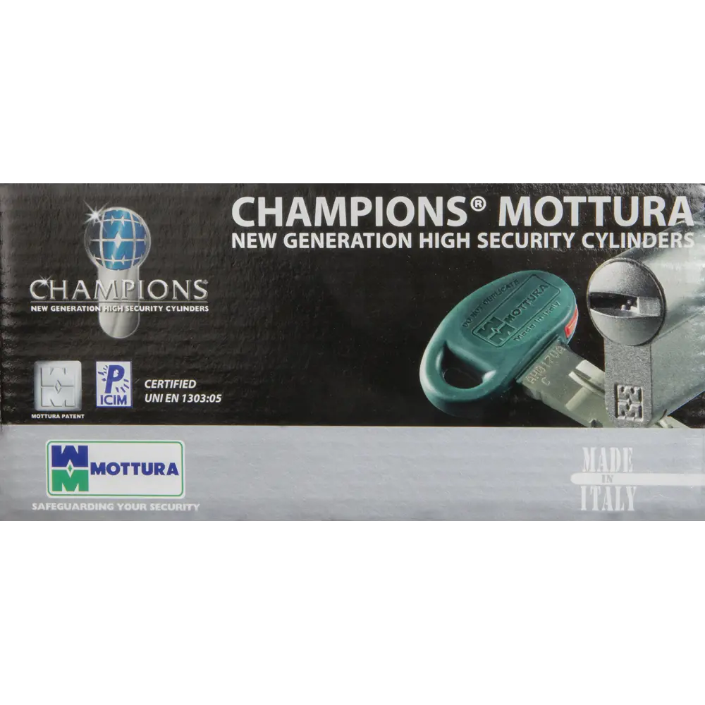Цилиндр Mottura Champions 31 C31D363601C5, 31x10x31 мм, ключ/ключ, цвет матовый никель STLM-2120054 - Вид №3
