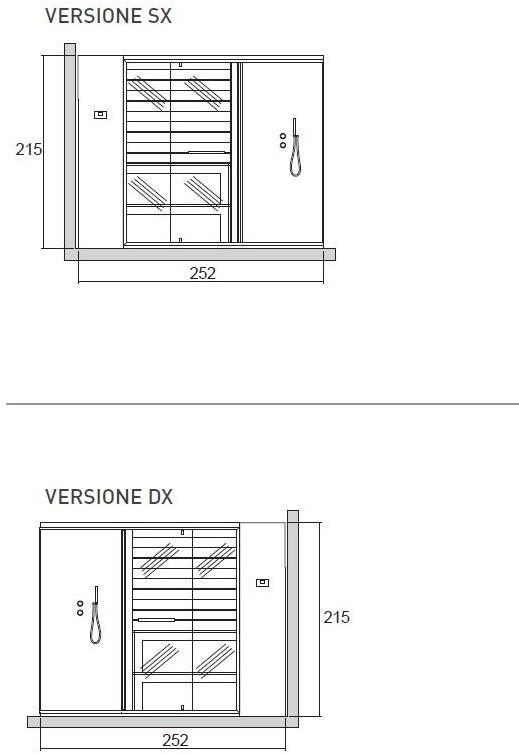 Gruppo Geromin Сауна с душем с хромотерапией Ethos sun-id-1428873 - Вид №2