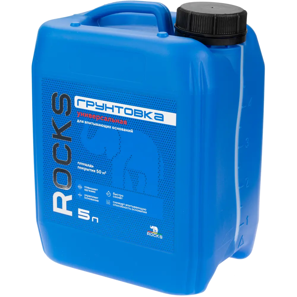 Грунтовка универсальная для сухих помещений Rocks 5 л STLM-2099466 - Вид №3