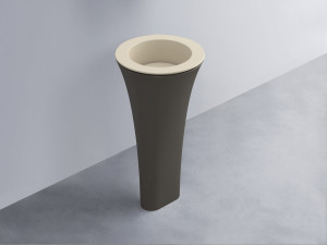 AMLA45-LN+AMPILT-LN+AMCOLT-FN Раковина Amedeo Tondo отдельностоящая cielo Enjoy + Amedeo