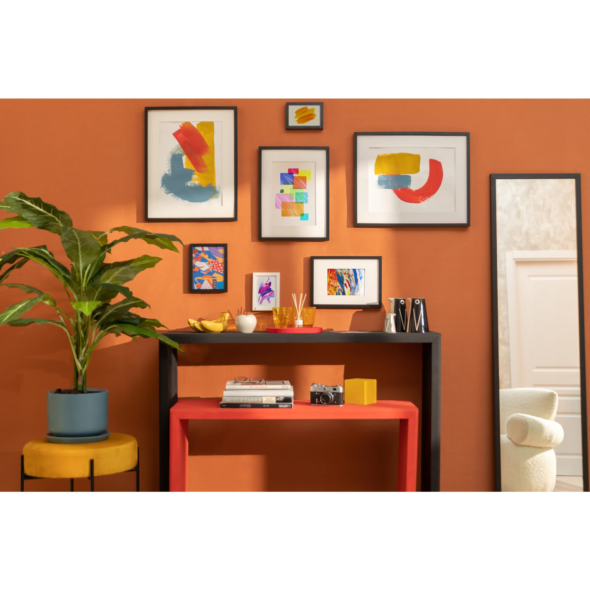 81932580 Горшок цветочный ø24 h24 см v6 л керамика бирюзовый Орфей Santreyd - Вид №2