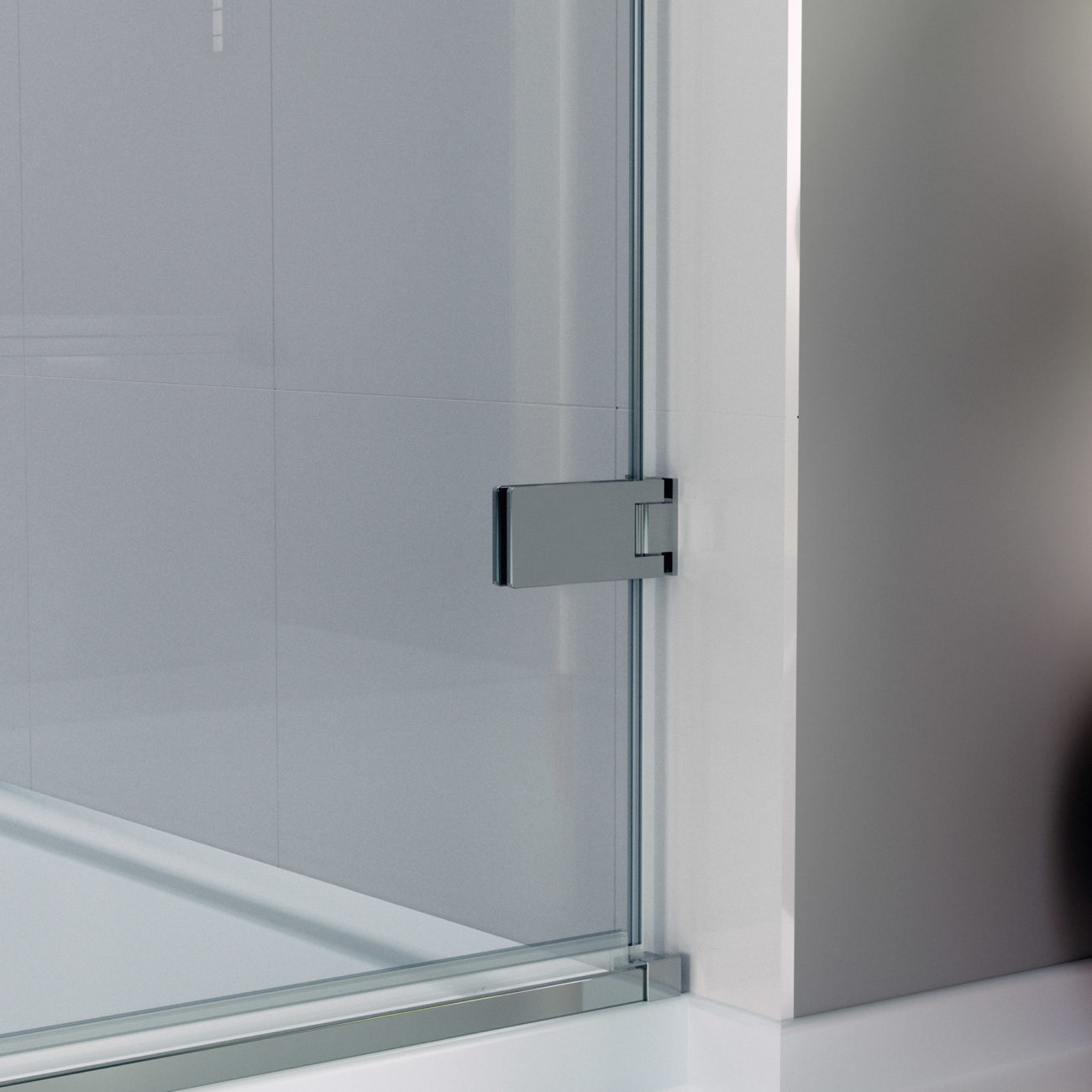Дверь в нишу GHE700H Merlyn Arysto Хромированный  - Вид №2