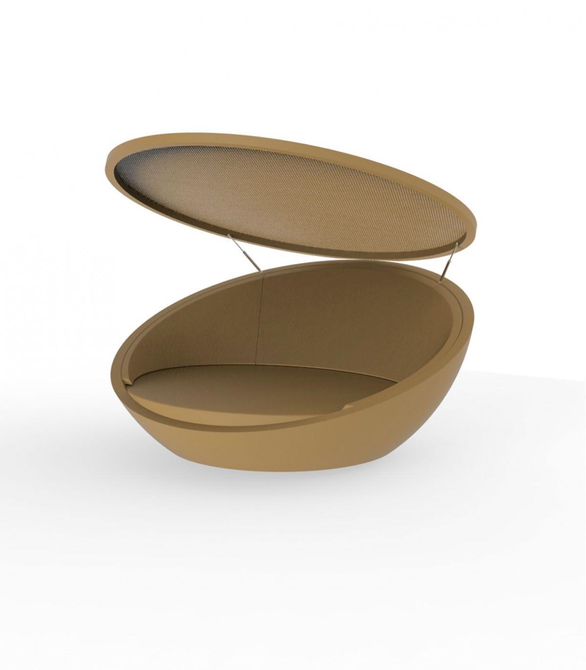 027438 Кровать круглая со складным навесом Vondom Ulm - Вид №6