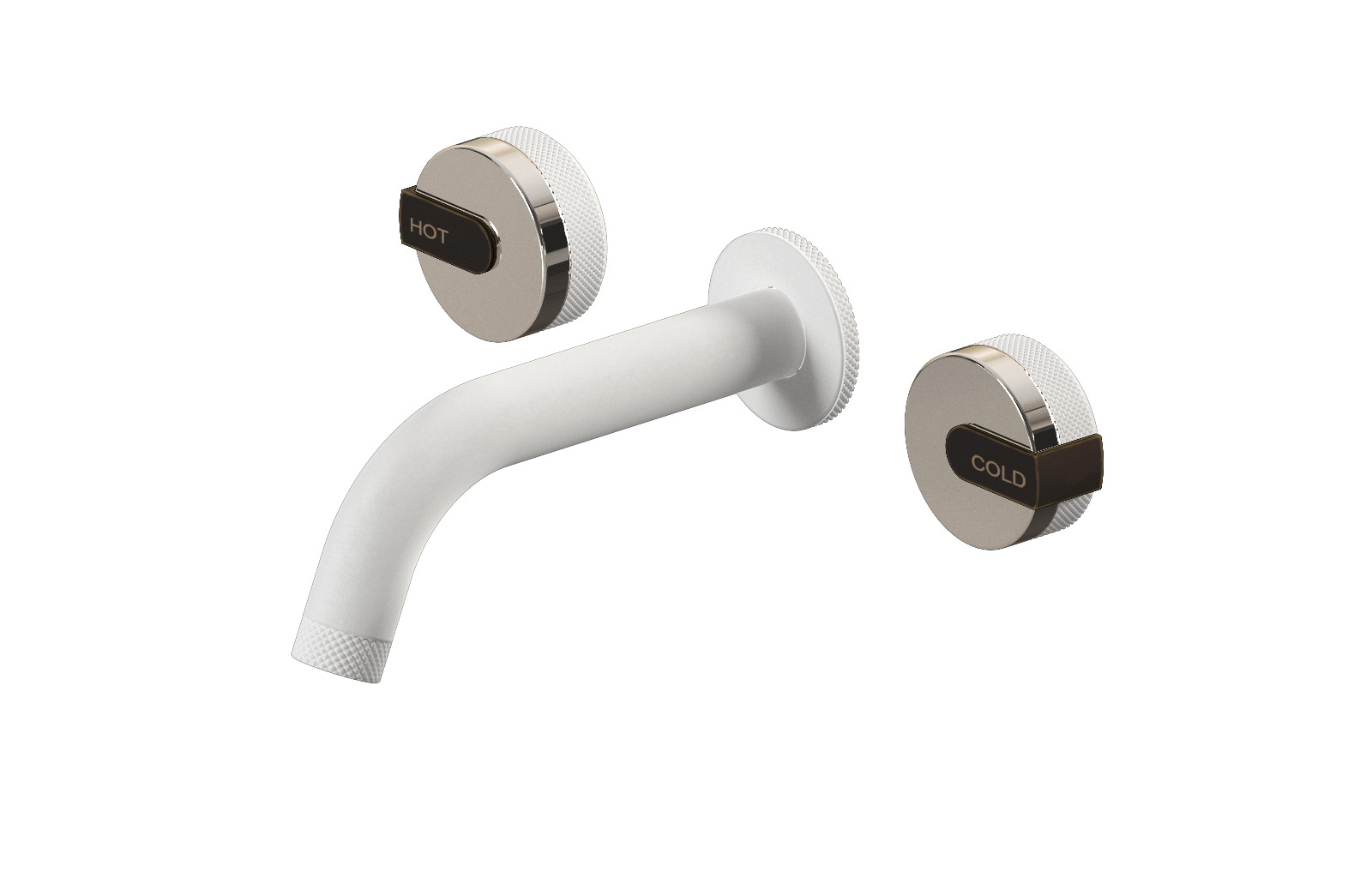 E-11530-R1PN-L1OB-WT Смеситель для умывальника из 19,1см носикем (внешняя часть) GRAFF MOD+