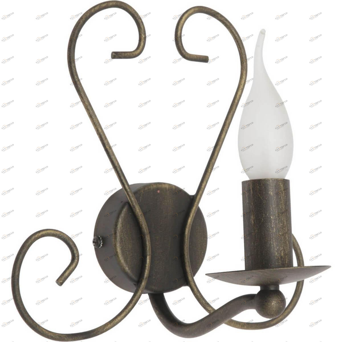 Бра настенное черное Nowodvorski Dakar 3644 NOWODVORSKI СВЕЧА 00-3928312 Черный 