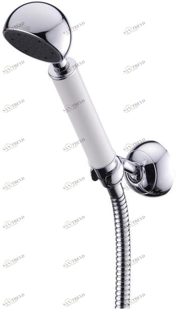 JUSTIME Настенный ручной душ из хромированной латуни с опорой Story 6903-9s-82cw
