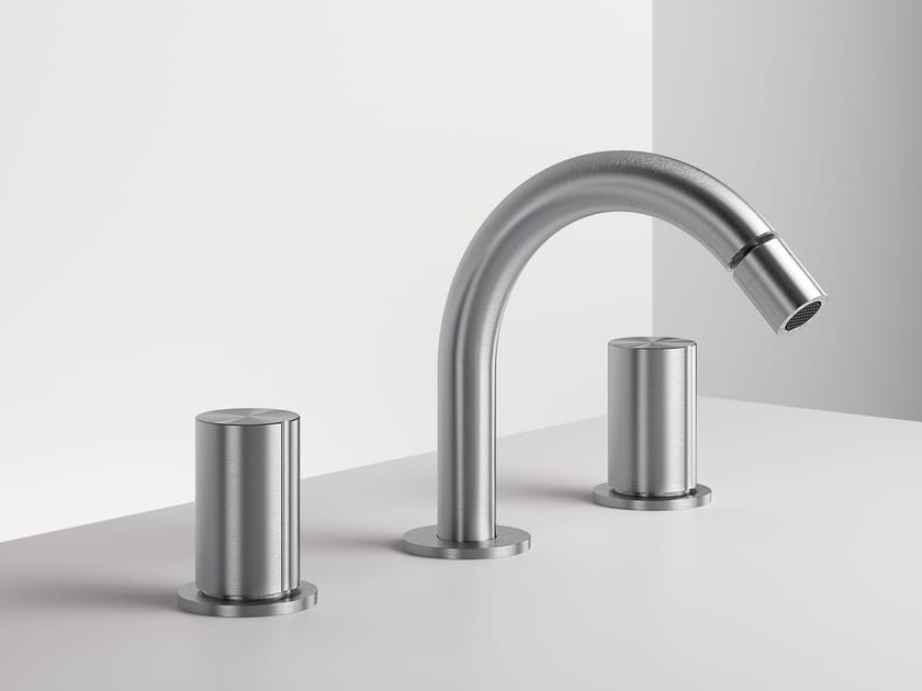 Смеситель для биде с 3 отверстиями из нержавеющей стали Zazzeri Z316 ARCH-00104239