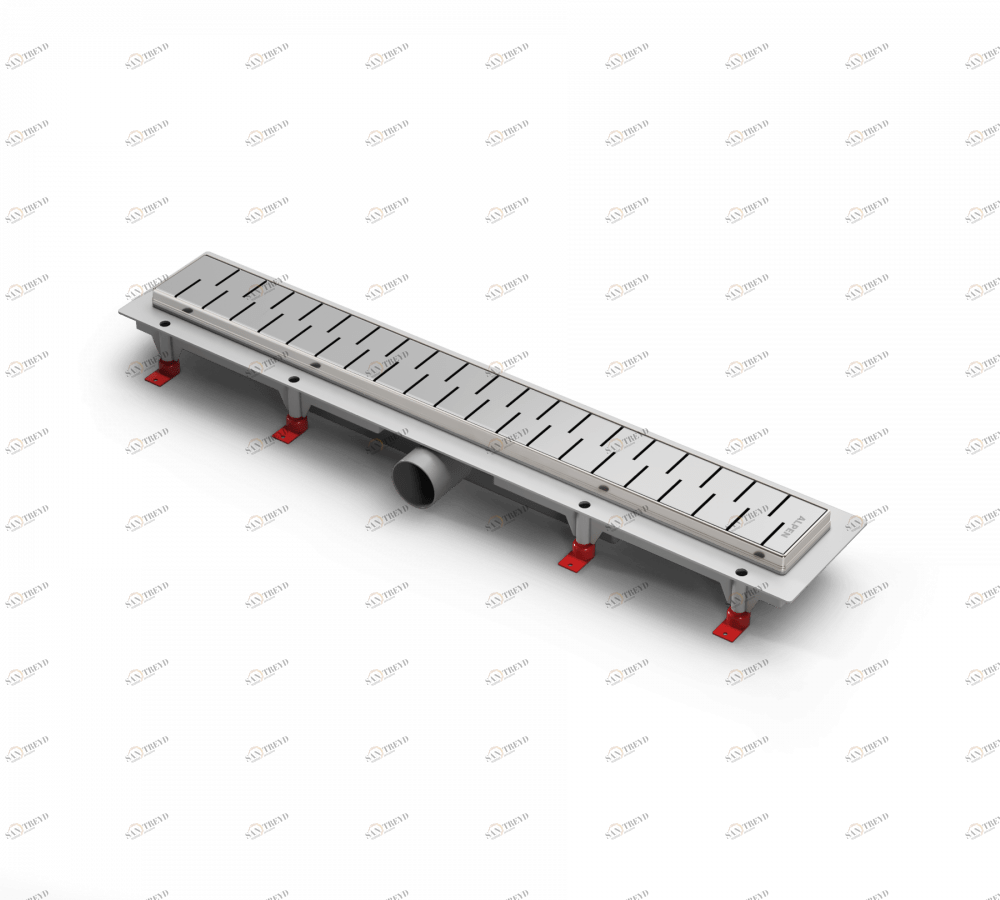 Водоотводящий желоб ALPEN Medium ALP-650MN1 с рамкой 