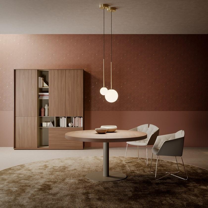 PROF Круглый деревянный стол для переговоров Sessanta sun-id-1465247 - Вид №2