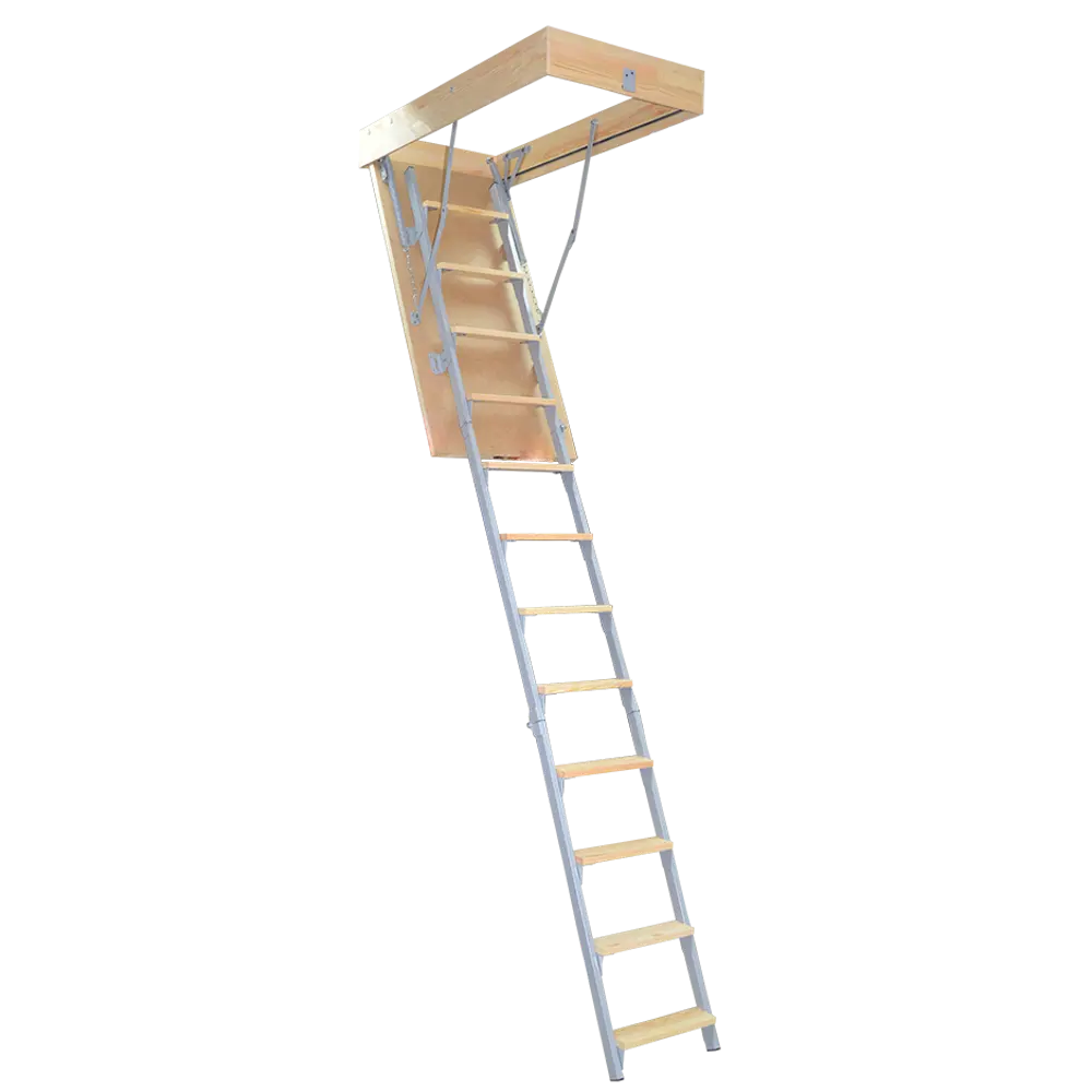 Лестница чердачная складная с секциями ЧЛ-17 60x120x280 см ЛЕСЕНКА STLM-2010376