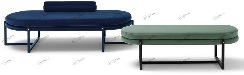 arflex Мягкая скамейка / кушетка из ткани Sigmund sun-id-1384176