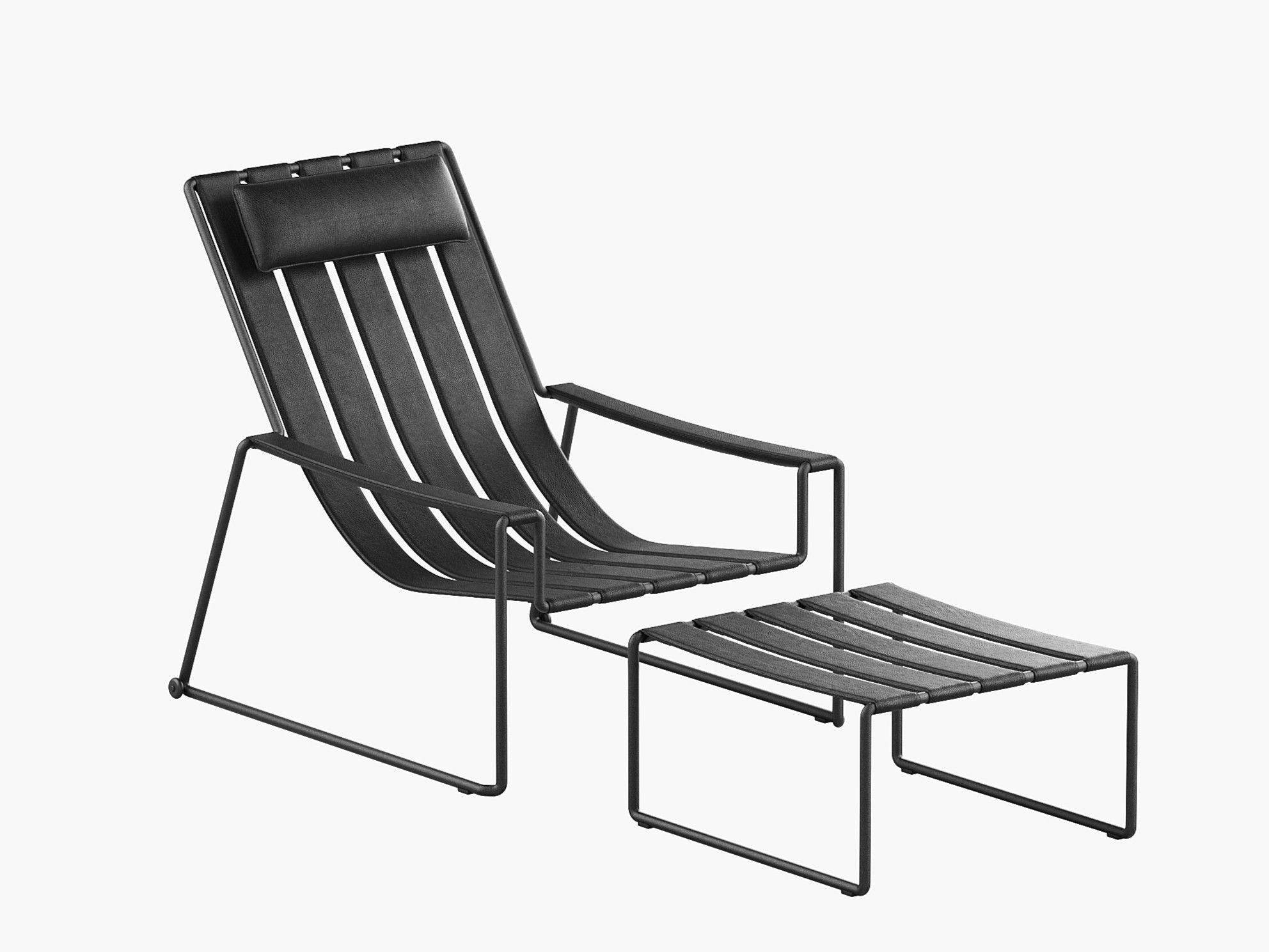 Штабелируемое садовое кресло из искусственной кожи с подголовником Royal Botania Strappy ARCH-00133820 - Вид №13