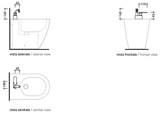 Ceramica Flaminia One  114070/f  - Вид №1
