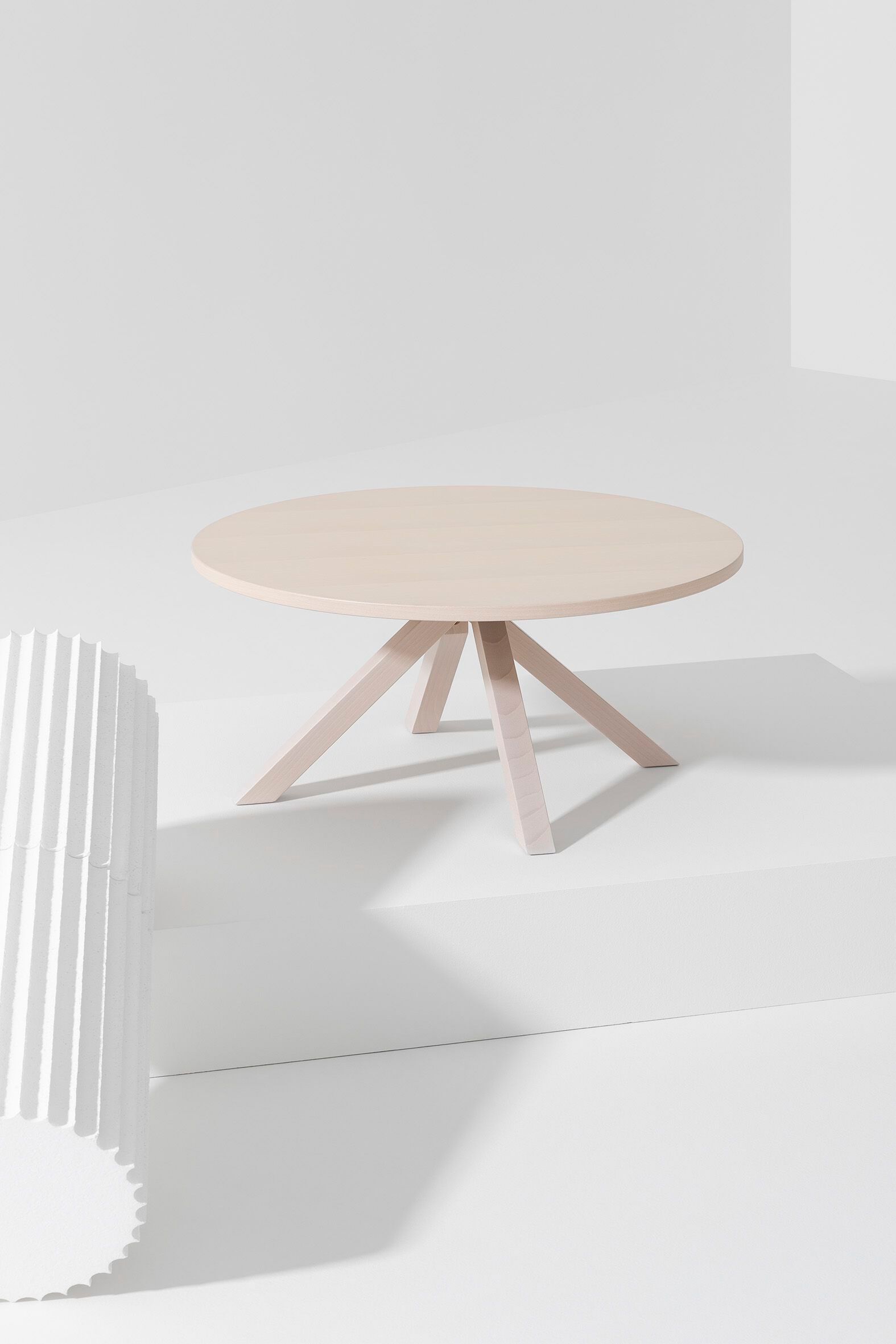 Круглый стол с каркасом из ореха или бука Billiani Grapevine ARCH-00050581 - Вид №2