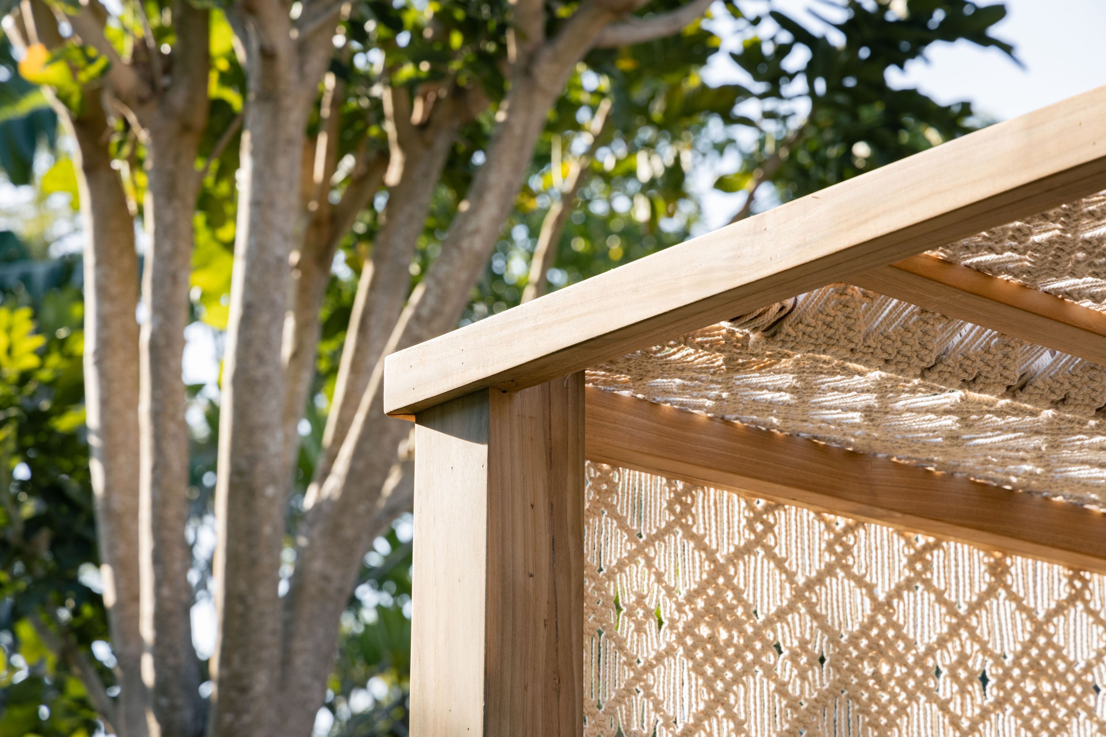 Садовая кровать из тикового дерева с балдахином cbdesign Zen ARCH-00057719 - Вид №8