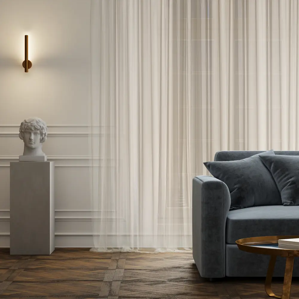 Тюль на ленте Виола 300x310 см цвет бежевый 85852750 STLM-2187003 MIAMOZA 